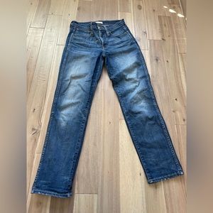 Madewell slim straight jeans